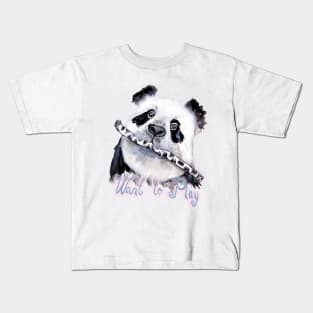 Panda Play Kids T-Shirt